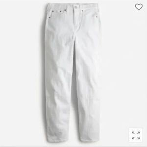 NWT JCrew Peggy Jeans in White Size 25